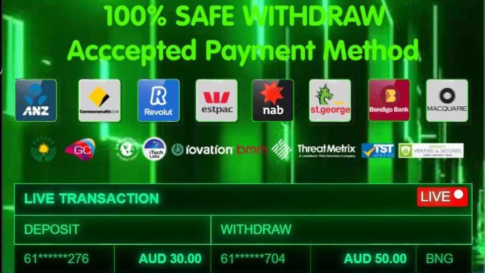 Winmate88 withdrawal options for Aussies